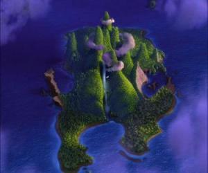 Puzle A Terra das Fadas, um esconderijo secreto no profundo do País de Neverland, onde vivem todas as fadas da Disney