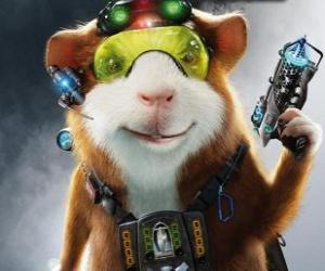 Puzle Agente Darwin, o cobaia líder da equipa G-Force