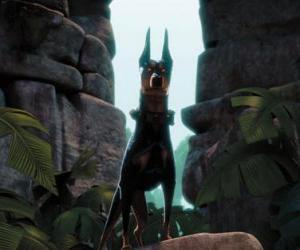 Puzle Alfa, o líder dos cães doberman de Charles Muntz