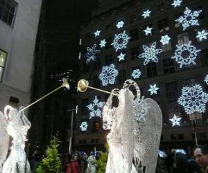Puzle Anjos da Rockefeller Center
