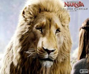 Puzle Aslan, o legendário leão criador do país de Narnia