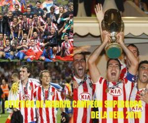 Puzle Atlético de Madrid Campeão 2010 UEFA Super Cup