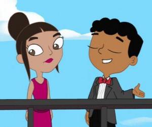 Puzle Baljeet e Mishti no convés