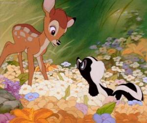 Puzle Bambi e Flor