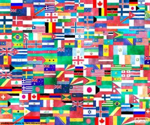 Puzle Bandeira de São Cristóvão e Neves ou São Cristóvão e Nevis