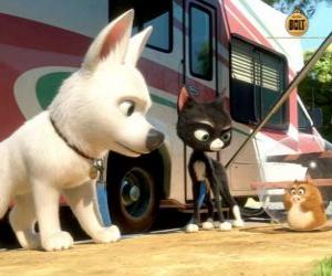 Puzle Bolt junto com Mittens e Rhino
