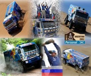 Puzle Caminhão campeão Vladimir Chagin Dakar 2011