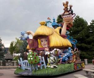 Puzle Carro Alegórico Alice no país das maravilhas - Disneyland Paris -
