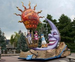 Puzle Carro Alegórico Mickey Mouse - Disneyland Paris -