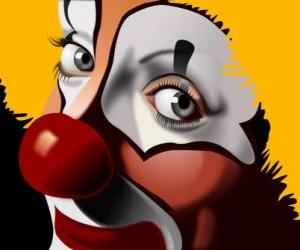 Puzle Clown Face