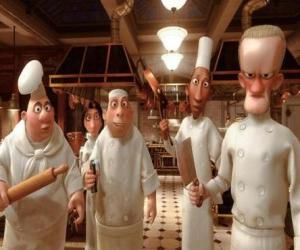 Puzle Cozinheiros quero pegar o ratinho
