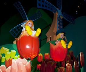 Puzle É um mundo pequeno 9 - It's a Small World - Disneyland Paris -