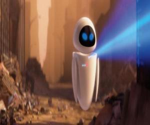 Puzle Eve explorando a Terra