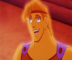 Puzle Hércules, o filho dos deuses gregos Zeus e Hera, um herói com a força dos deuses