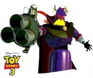 Puzle Imperador Zurg é o grande inimigo de Buzz Lightyear