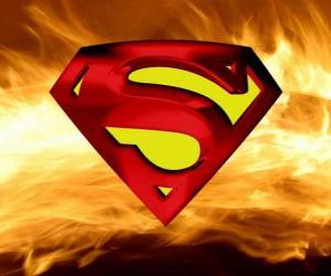 Puzle Logotipo de Superman