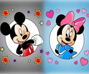 Puzle Mickey e Minnie