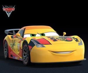 Puzle Miguel é o carro que representa a Espanha com o número 5