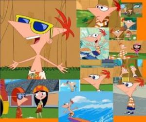 Puzle Phineas em várias imagens