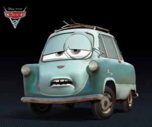Puzle Professor Zündapp, Professor Z, um dos antagonistas dos Carros 2