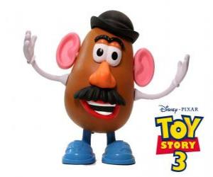 Puzle Sr. Cabeça de Batata é um dos brinquedos protagonistas dos filmes Toy Story