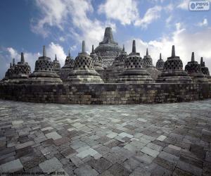 Puzle Templo budista de Borobudur, Indonésia