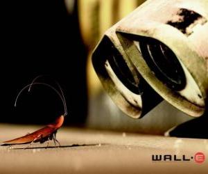 Puzle Wall-e olhar de perto um pequeno inseto