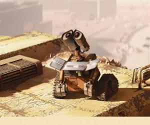 Puzle Wall-e recarregar as baterias com painéis solares