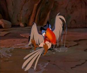 Puzle Zazu mão direita do rei Mufasa
