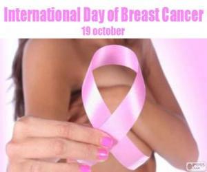 Puzle 19 De outubro, dia internacional do cancro da mama