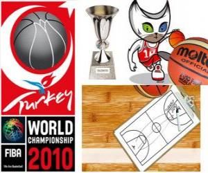 Puzle 2010 FIBA Campeonato Mundial de Basquete na Turquia