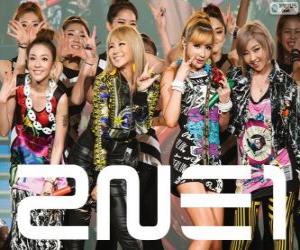 Puzle 2NE1, grupo feminino sul-coreano