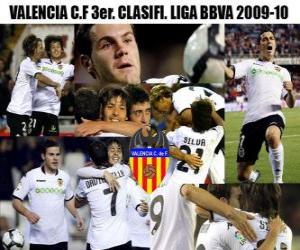 Puzle 3 Valencia CF. Avaliado Liga 2009-2010