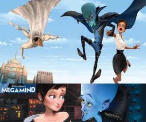 Jogos de Quebra cabeça da Megamente - Megamind para imprimir