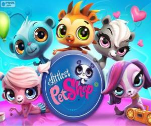 Puzle 5 animais de estimação de Littlest PetShop