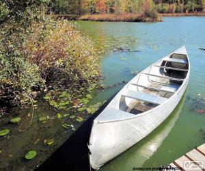 Canoa na Lagoa - Quebra-Cabeça - Geniol