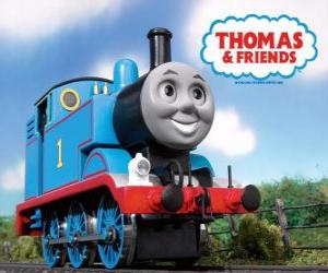 Puzle A locomotiva Thomas é uma locomotiva a vapor com o número 1. Thomas e Seus Amigos