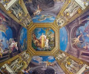 Puzle A pintura de uma cúpula do Vaticano