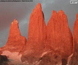 Puzle A torres del Paine, Chile