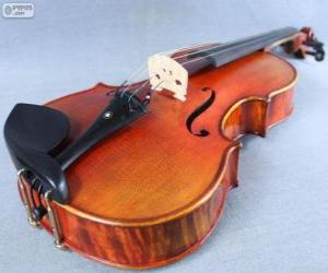 Puzle A viola, instrumento musical de cordas