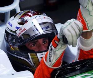 Puzle Adrian Sutil - Force India - Hockenheim 20100