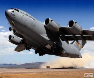 Puzle Aeronave militares da Boeing C-17 Globemaster III