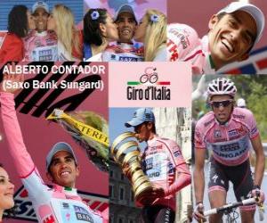 Puzle Alberto Contador, vencedor do Giro de Itália 2011
