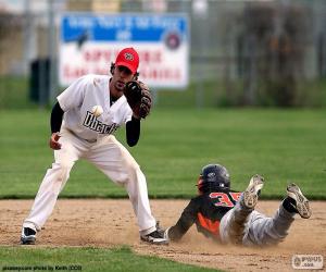 Puzle Alcance de beisebol a base