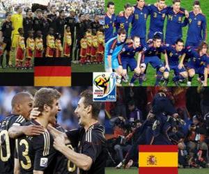 Puzle Alemanha - Espanha, semi-finais, África do Sul 2010