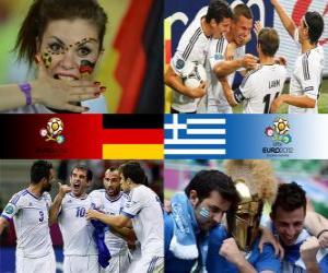 Puzle Alemanha - Grécia, quartas, Euro 2012