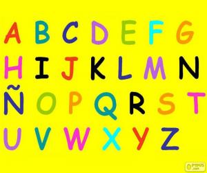 Puzle Alfabeto com letras maiúsculas