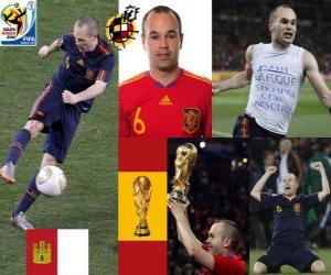 Puzle Andrés Iniesta (Iniesta Sweet) meia da seleção espanhola