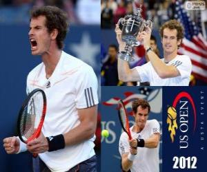Puzle Andy Murray campeão US Open 2012