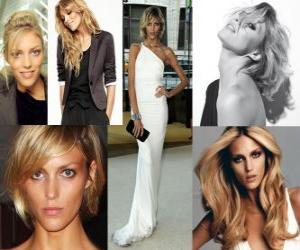 Puzle Anja Rubik é um modelo polonesa